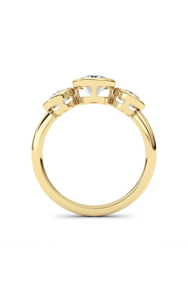 14K Yellow Gold Ring KJ02697R.OV-2-22F