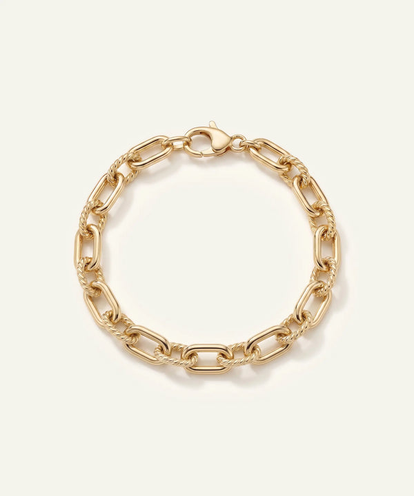 Oroventi Paperclip Link Bracelet