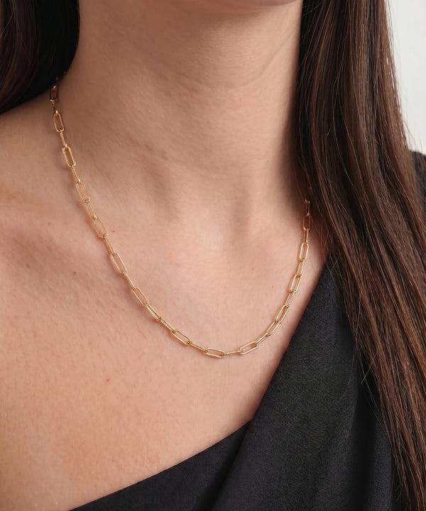 Oroventi Paperclip Chain