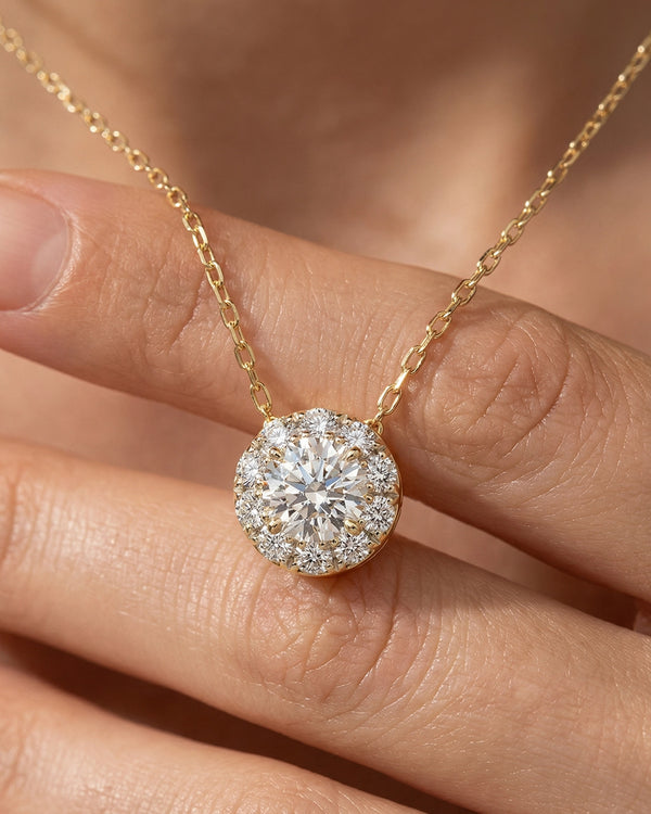 Bella By Ovani® Lab-grown Diamond Round Brilliant Cut Solitaire Pendant - 1.50 Ct. T.W