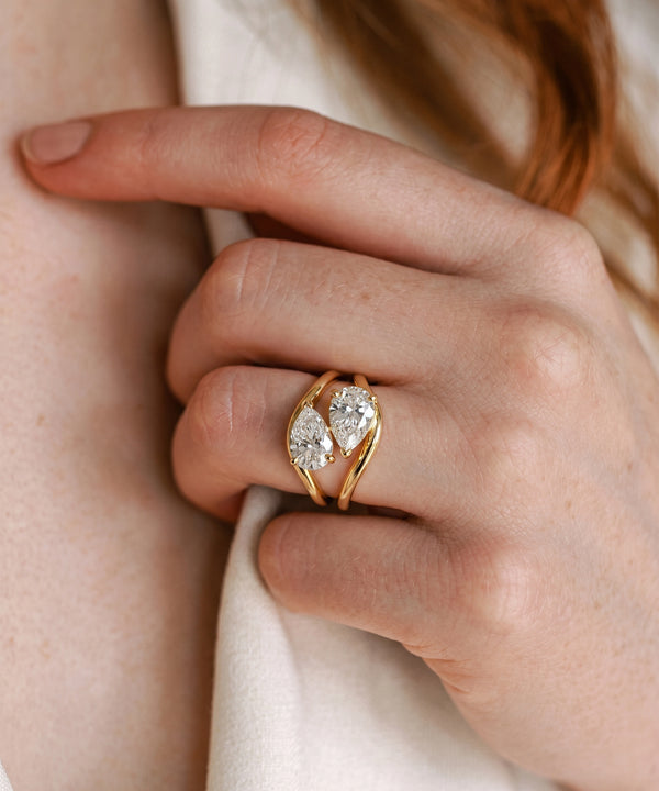 Ovani® Lab-grown Diamond Pear and Marquise Ring - 2.67 Ct. T.W.