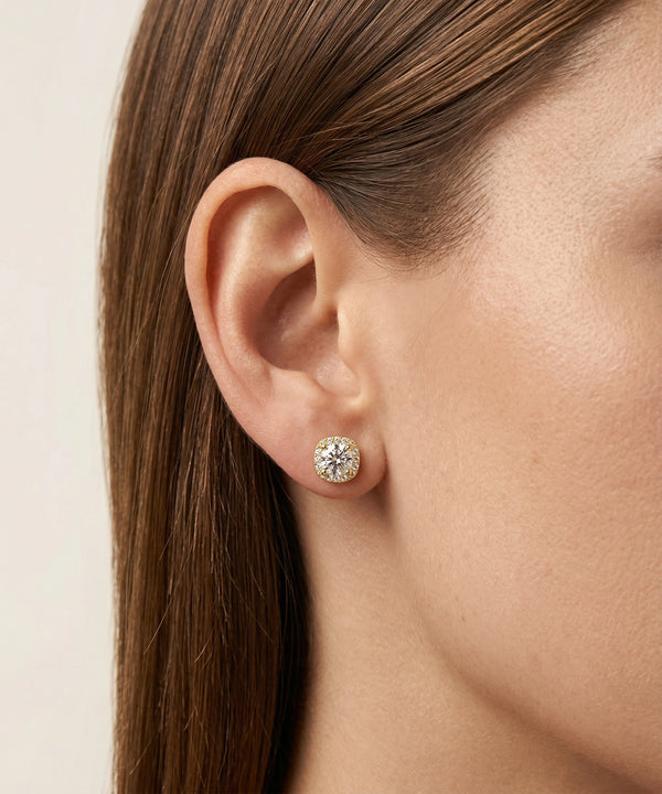 Ultimate Value® Lab-grown Diamond Round Halo Earrings - 2.50 Ct. T.W.