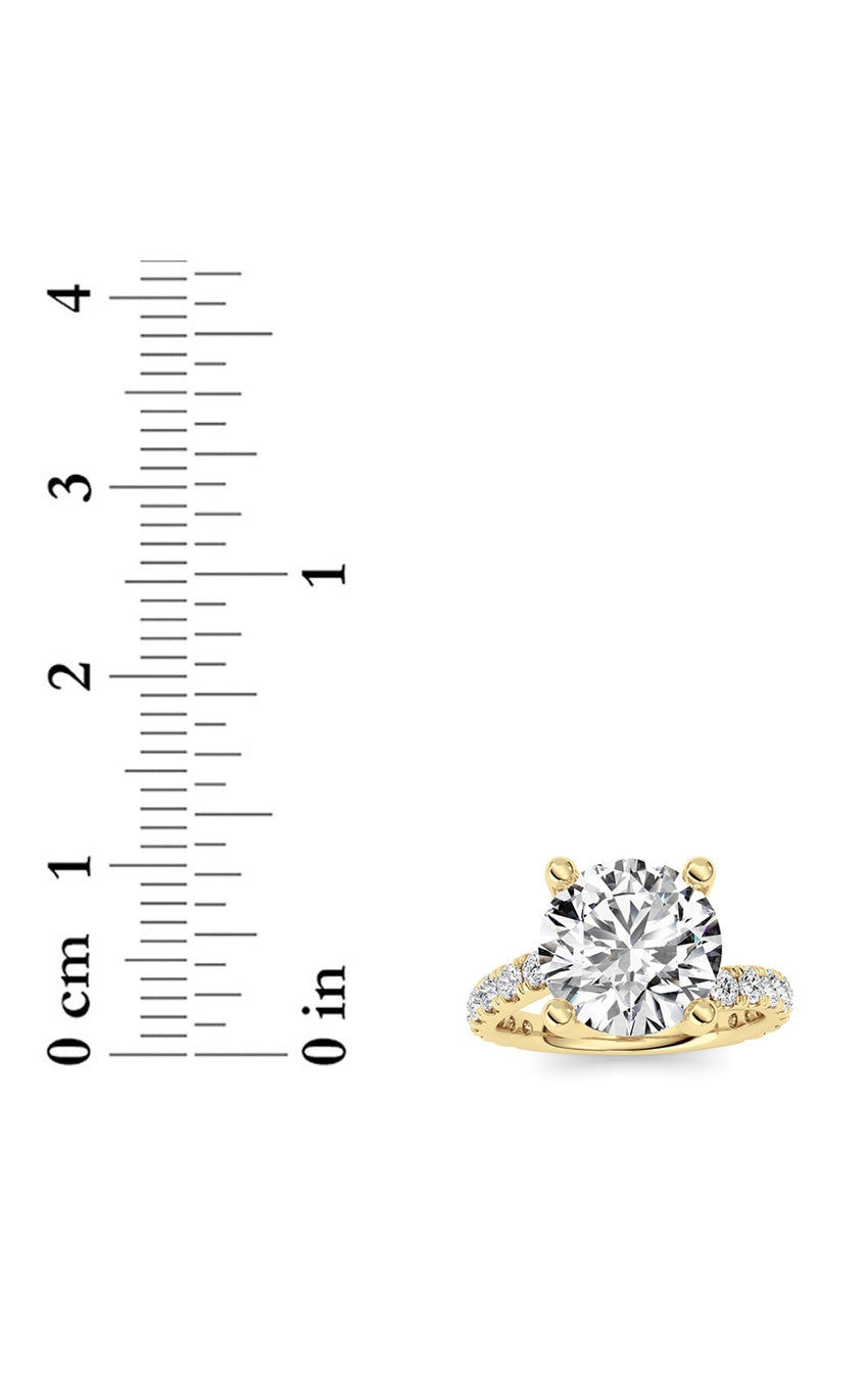 14K White Gold Ring KJ02394R.RD-3.75-21F