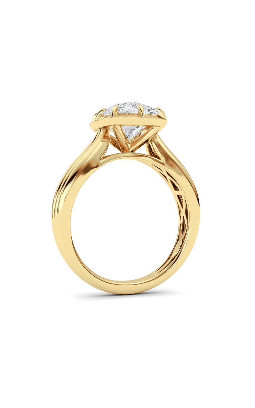 14K Yellow Gold Ring KJ02491R.CE-3-22F