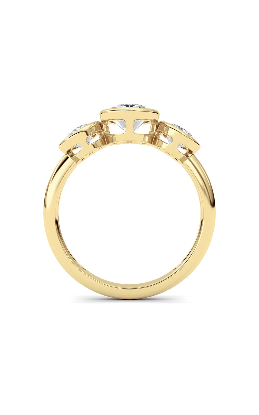 14K Yellow Gold Ring KJ02697R.OV-2-22F