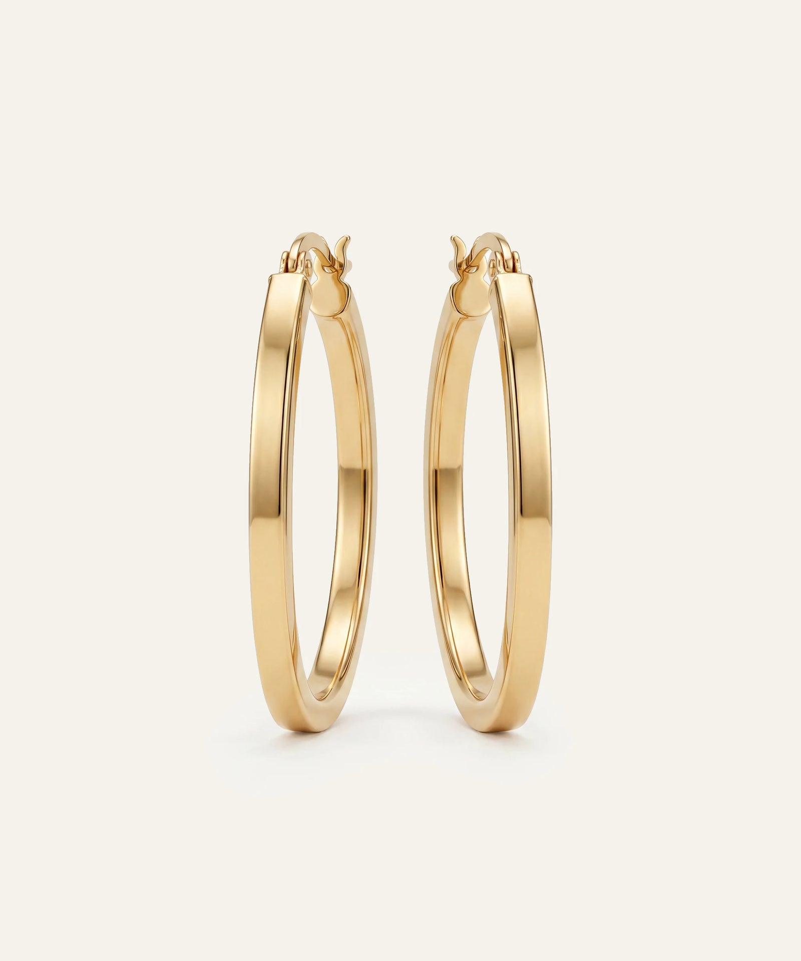 Oroventi Twisted Hoops