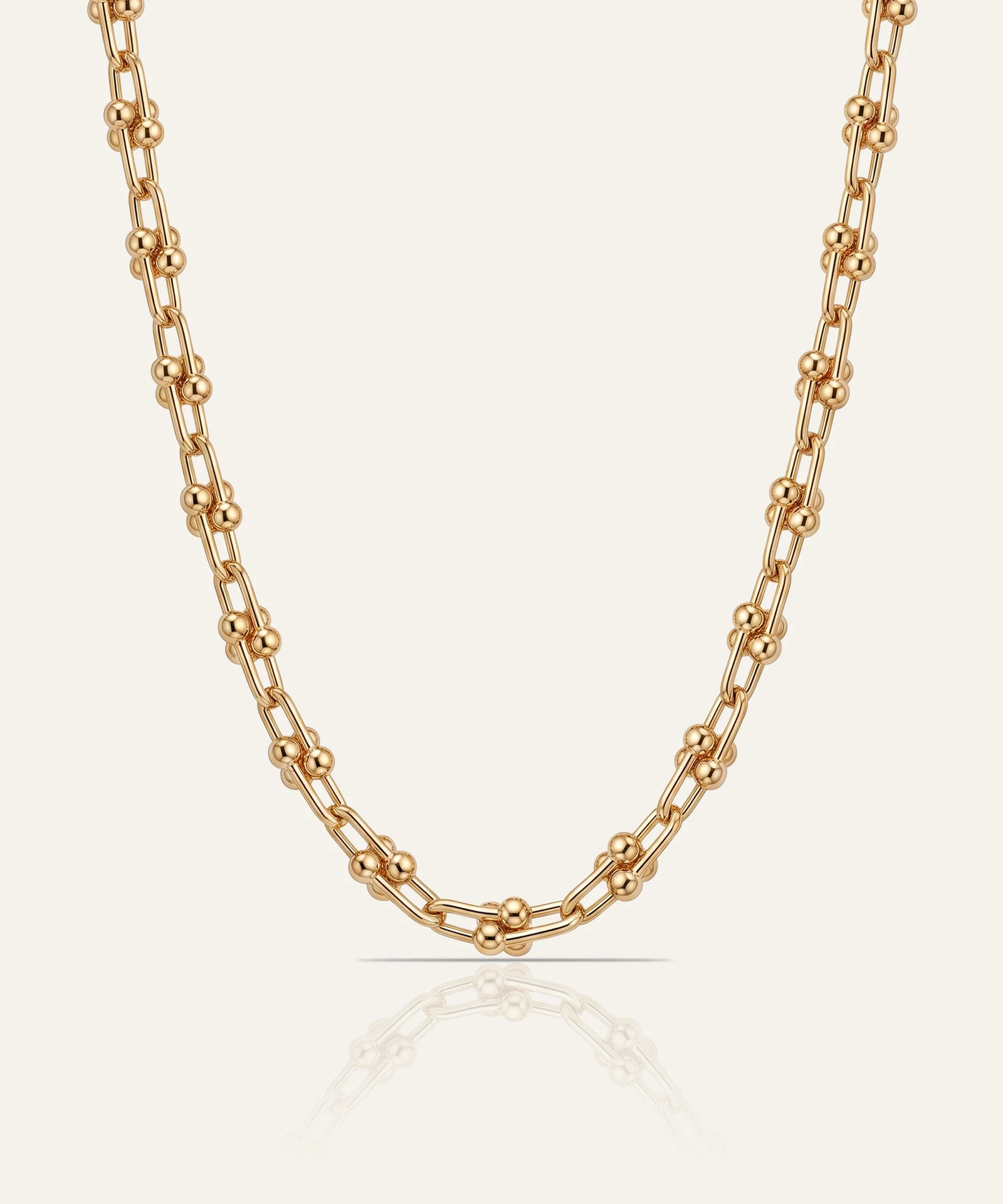 Oroventi Horseshoe Paperclip Chain
