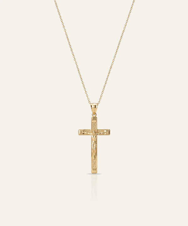 Oroventi Jesus Crucifix Cross Pendant