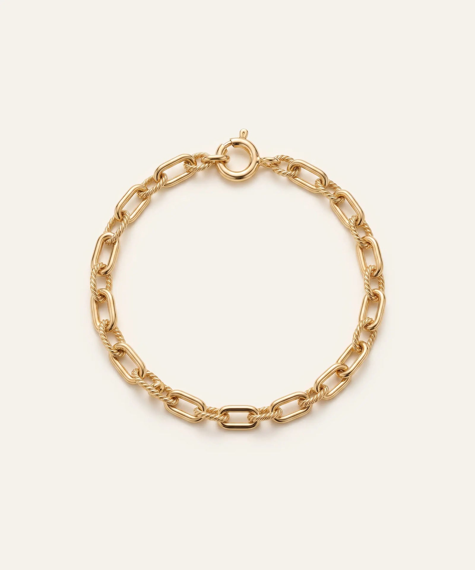 Oroventi Paperclip Link Bracelet