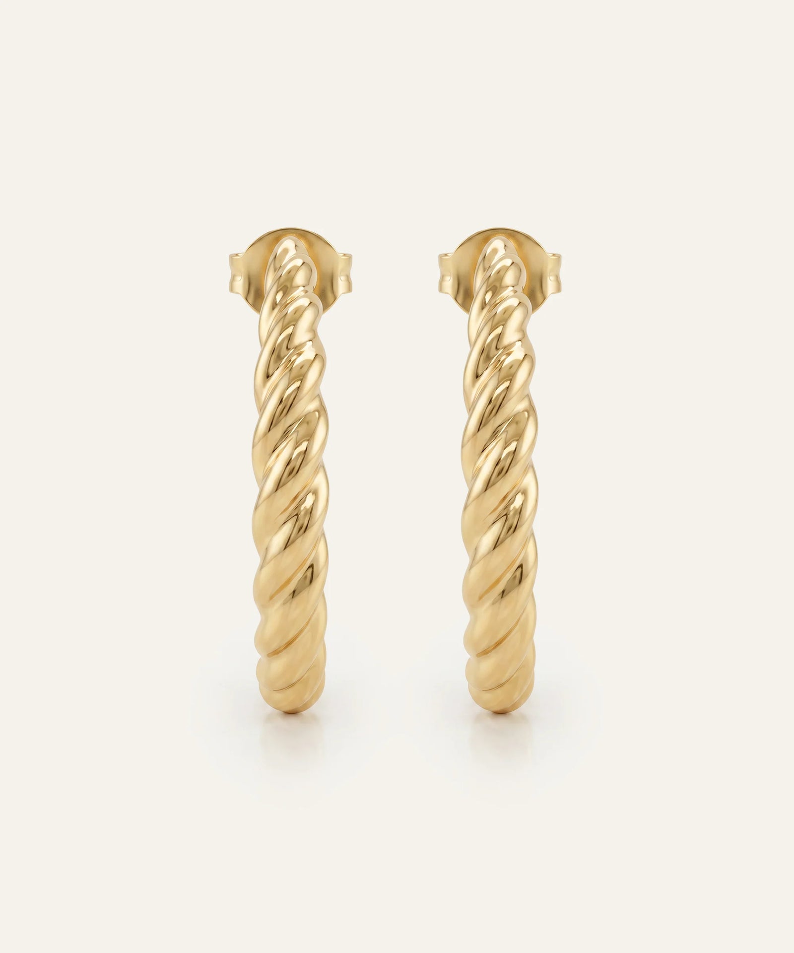 Oroventi Twisted Hoop Earrings