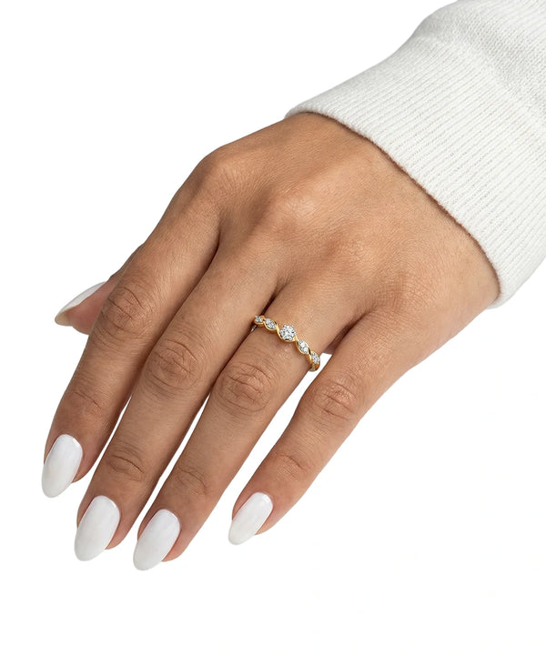 Love Spell® Lab-grown Diamond 5-stone Fashion Band - 0.10 Ct. T.W.