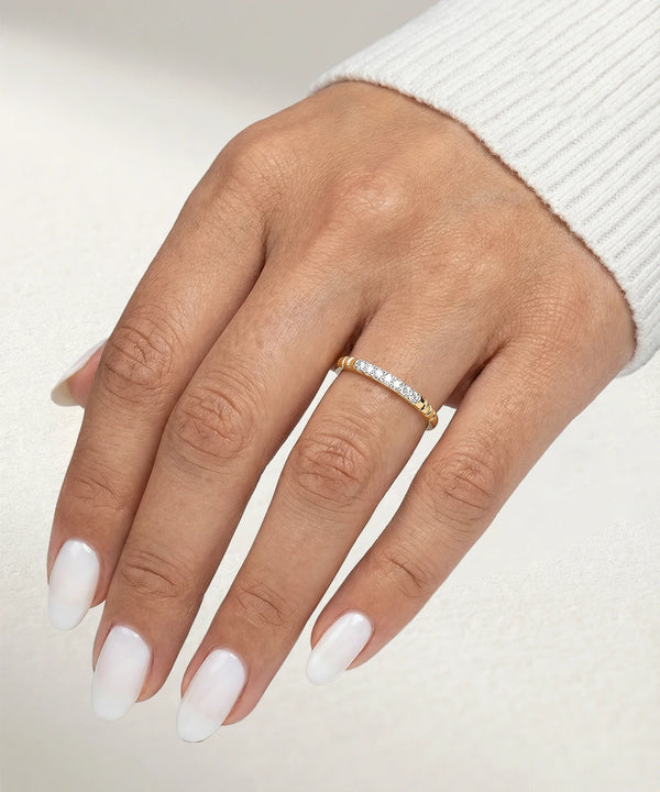 Love Spell® Lab-grown Diamond 5-stone Fashion Band - 0.25 Ct. T.W.