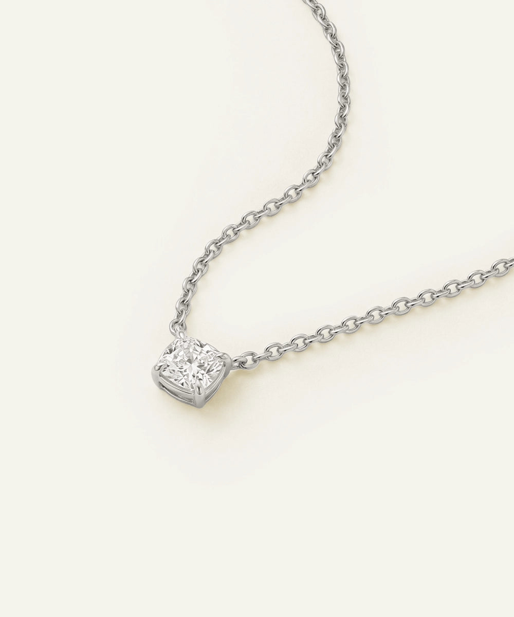 Love Spell® Lab-grown Diamond Oval Necklace - 0.15 Ct. T.W.