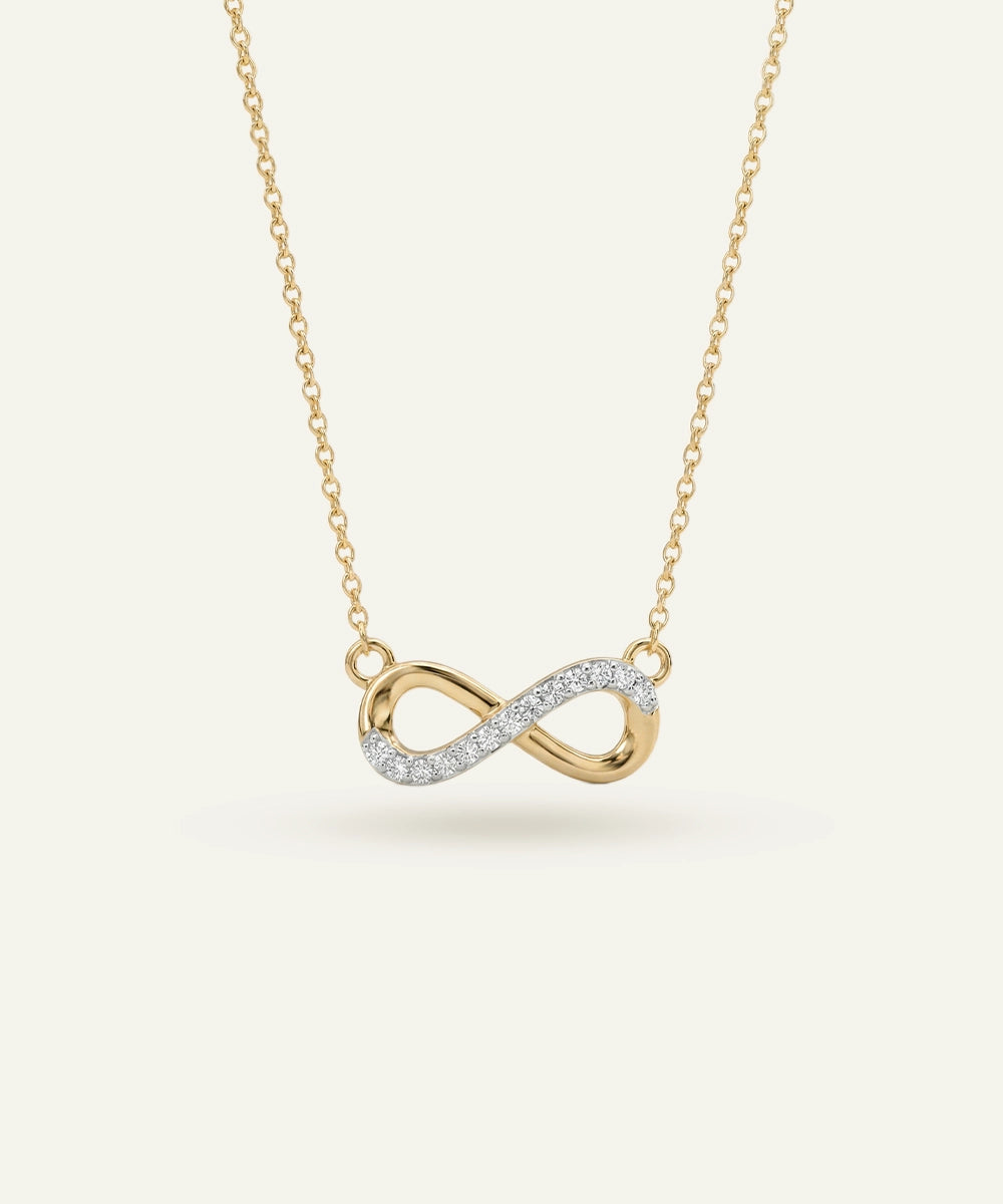 Love Spell® Lab-grown Diamond Infinity Necklace - 0.35 Ct. T.W.