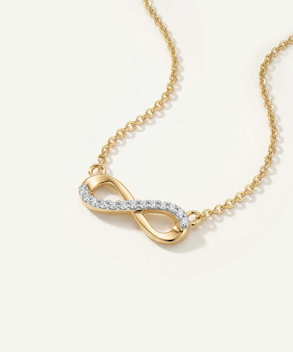Love Spell® Lab-grown Diamond Infinity Necklace - 0.35 Ct. T.W.
