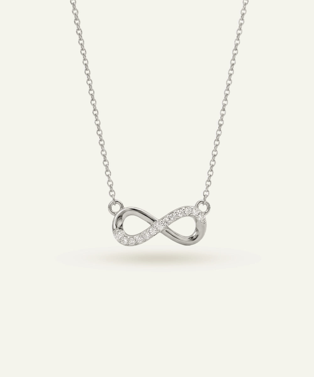 Love Spell® Lab-grown Diamond Infinity Necklace - 0.35 Ct. T.W.
