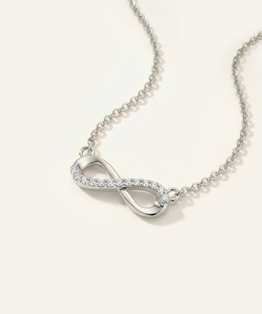 Love Spell® Lab-grown Diamond Infinity Necklace - 0.35 Ct. T.W.