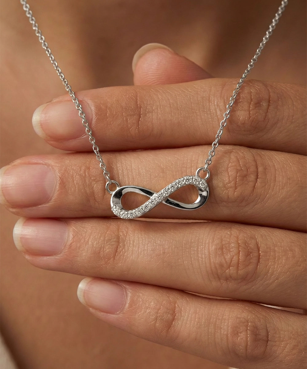 Love Spell® Lab-grown Diamond Infinity Necklace - 0.35 Ct. T.W.