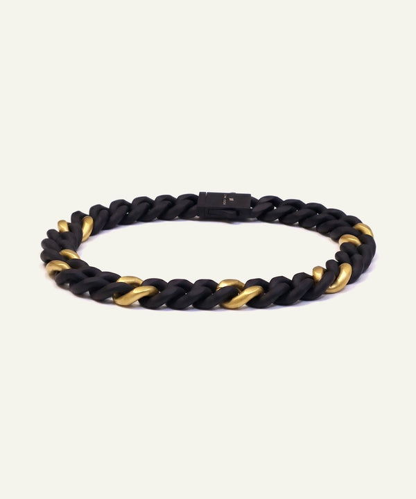 Link N Lock® Men’s Two-Tone Cuban Chain Bracelet