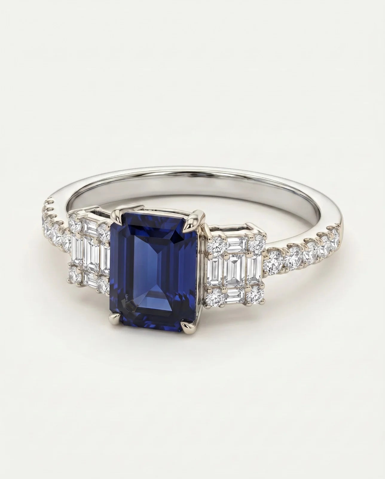 Aanika V. Sapphire & Diamond Ring - 1.35 Ct. T.W.