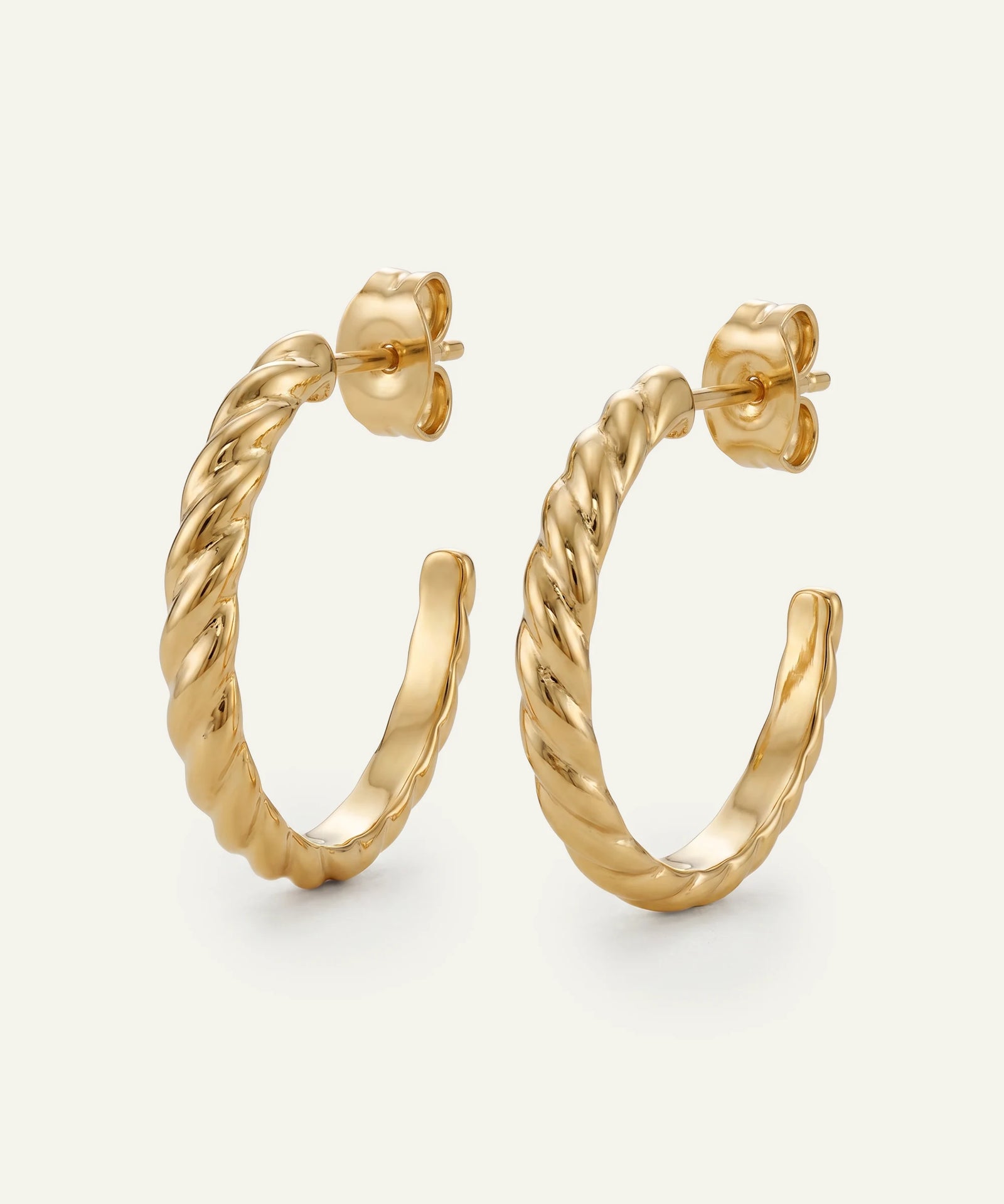 Oroventi Twisted Hoop Earrings