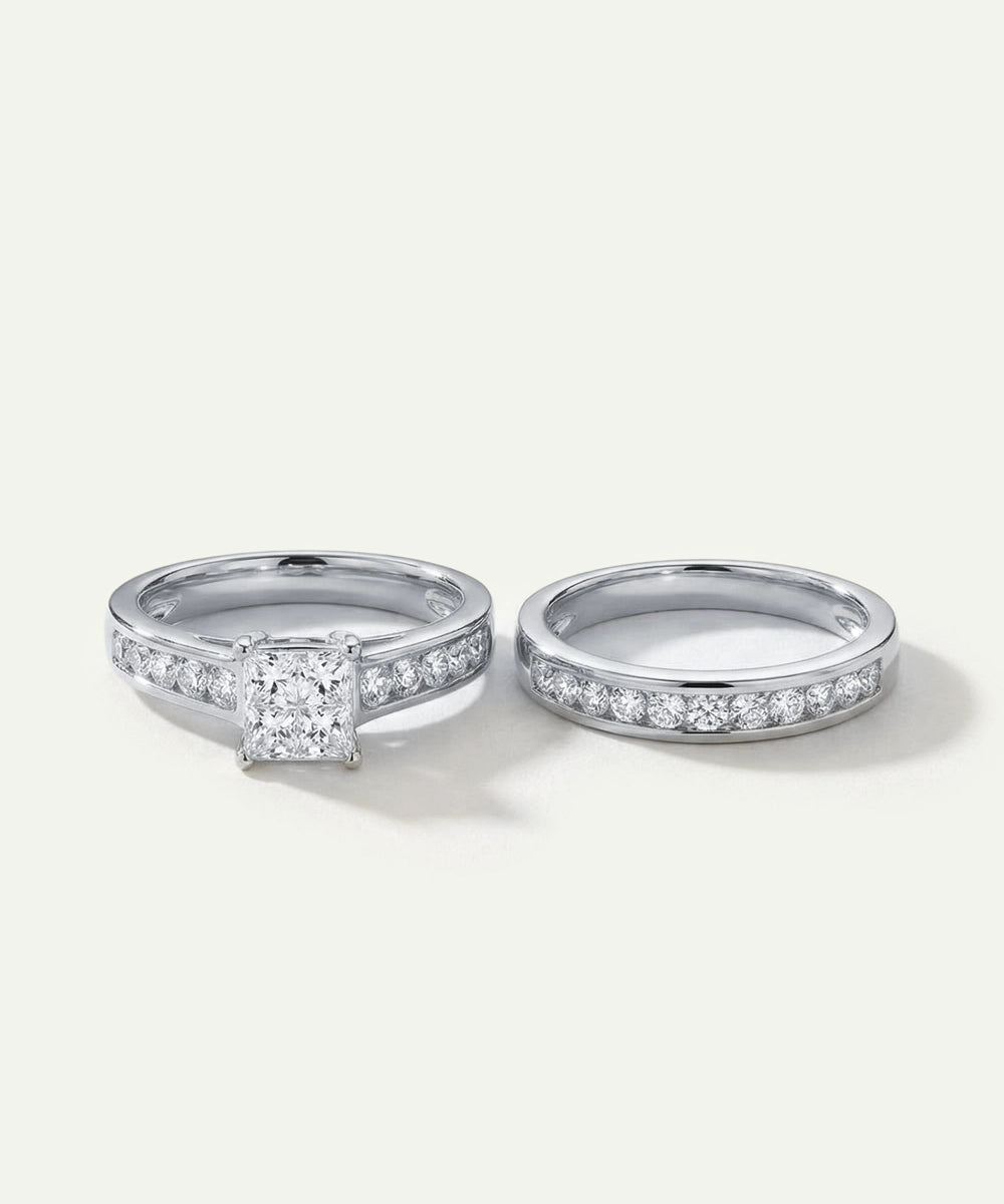 Novello Lab-grown Diamond Quad Bridal Set - 1 Ct. T.W.
