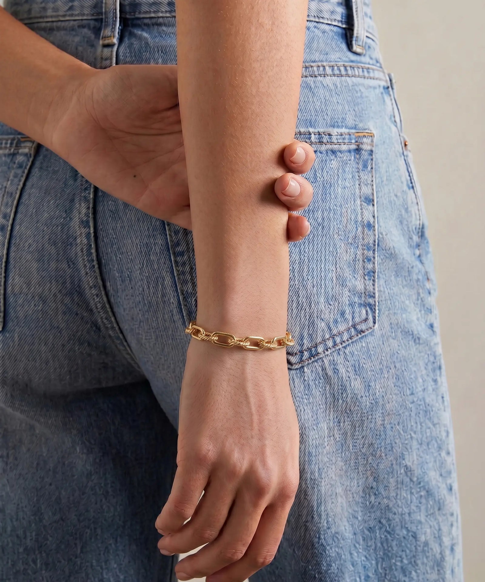 Oroventi Paperclip Link Bracelet