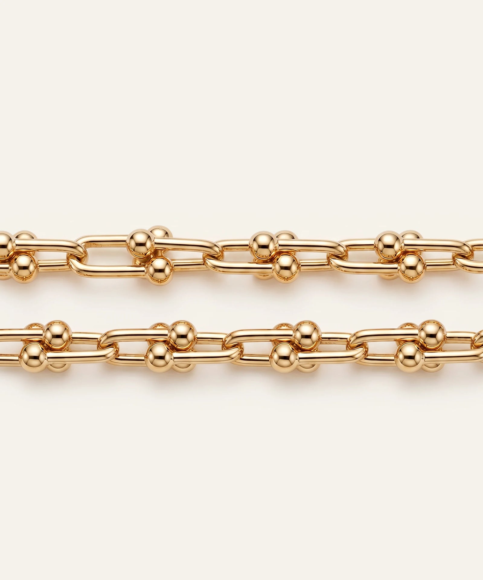 Oroventi Horseshoe Paperclip Chain