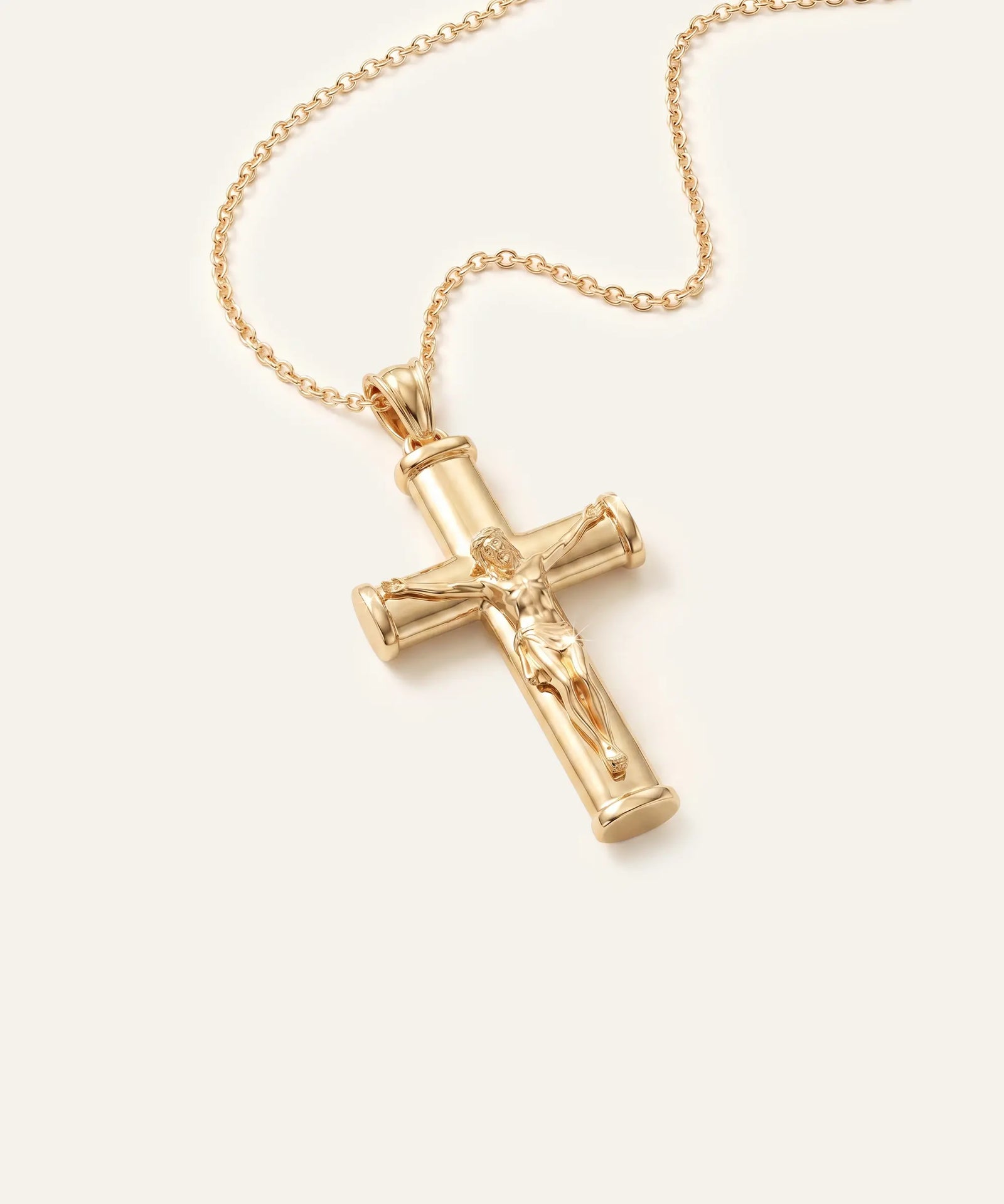 Oroventi Religious Crucifix Cross Pendant