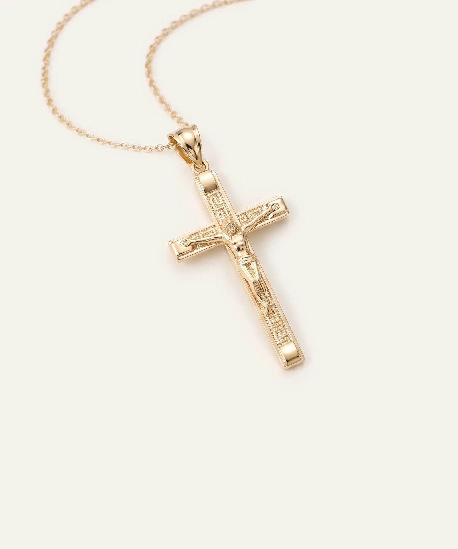 Oroventi Jesus Crucifix Cross Pendant