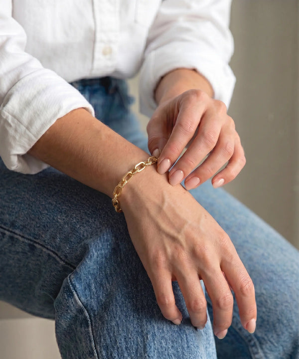 Oroventi Paperclip Link Bracelet