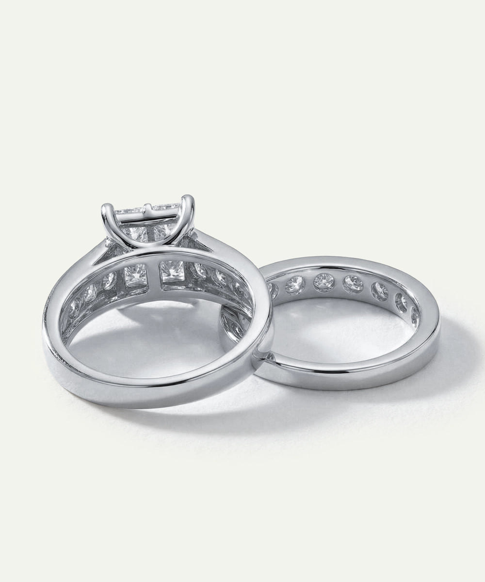 Novello Lab-grown Diamond Quad Bridal Set - 4 Ct. T.W.