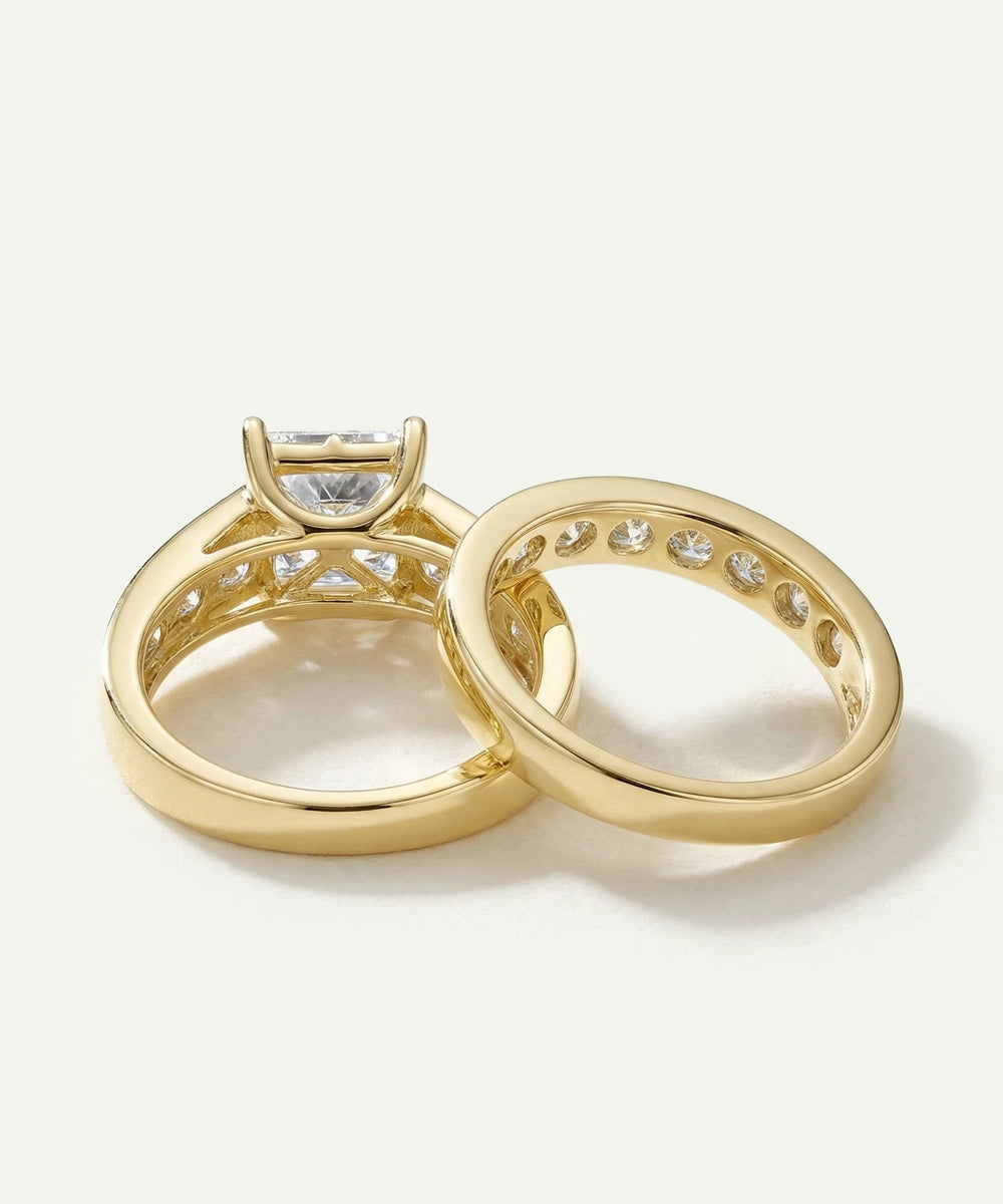Novello Lab-grown Diamond Quad Bridal Set - 3 Ct. T.W.