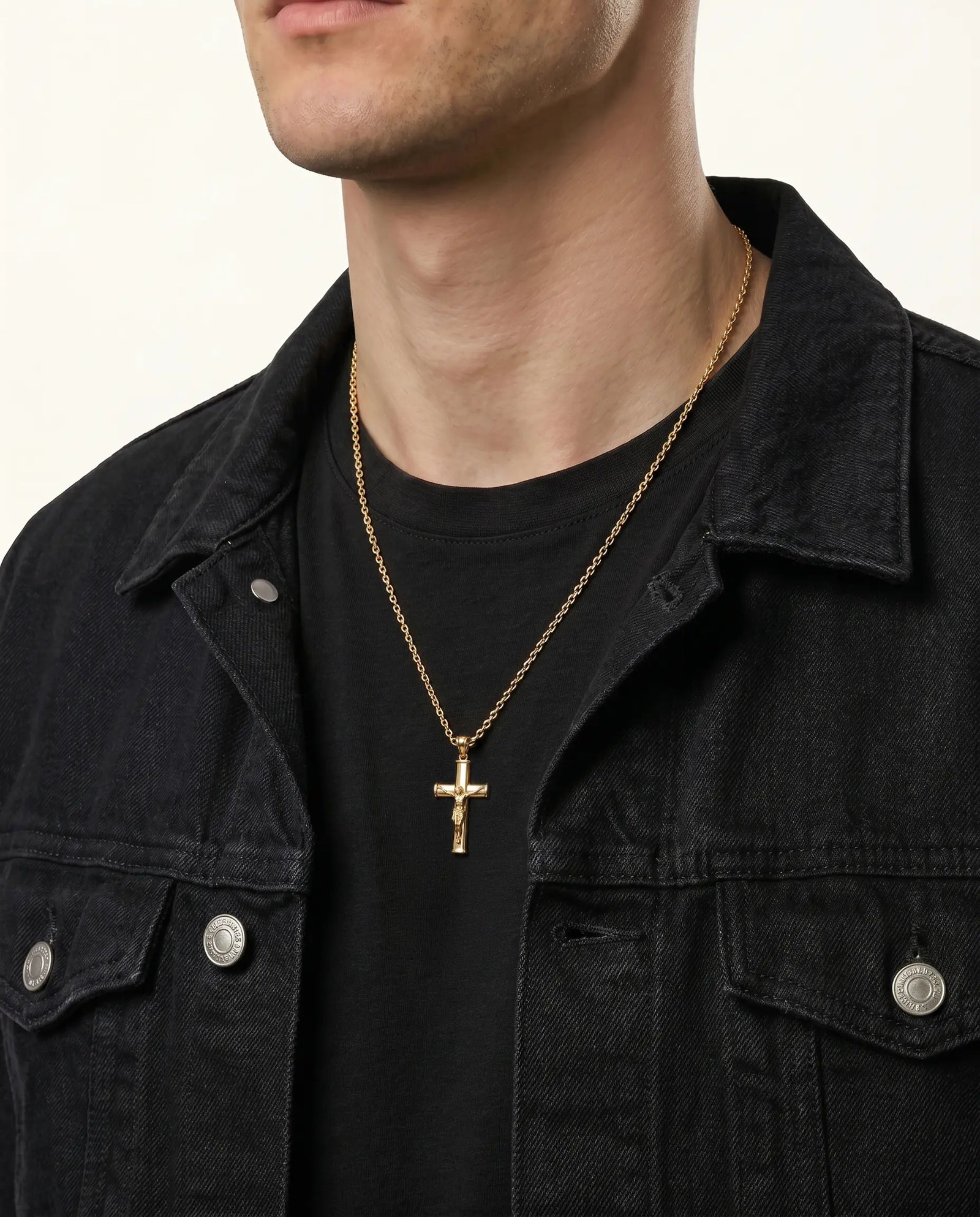 Oroventi Religious Crucifix Cross Pendant