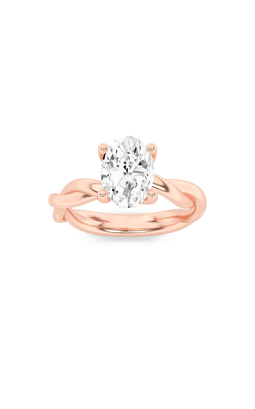 14K White Gold Ring KJ01060R.OV-1.5-21F