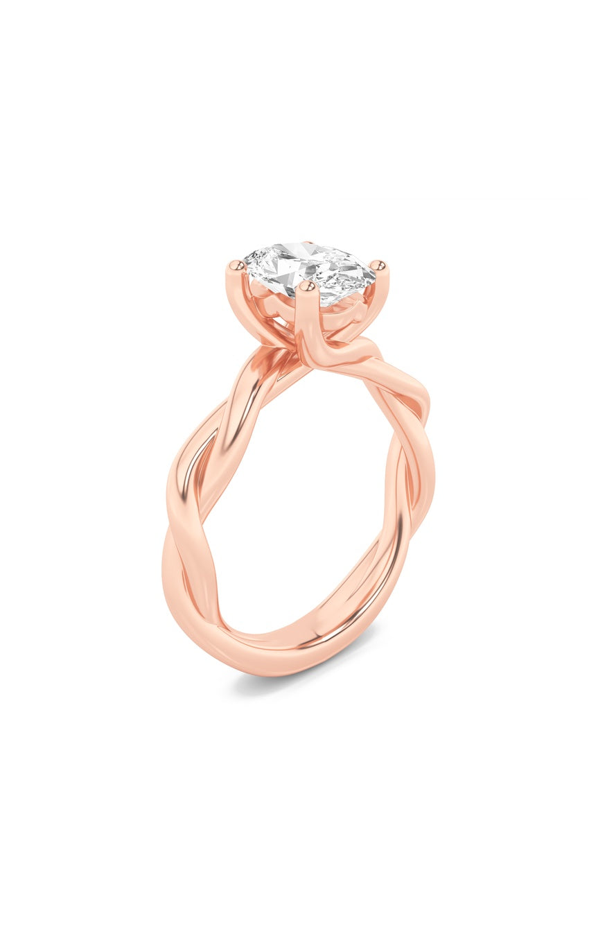 14K White Gold Ring KJ01060R.OV-1.5-21F