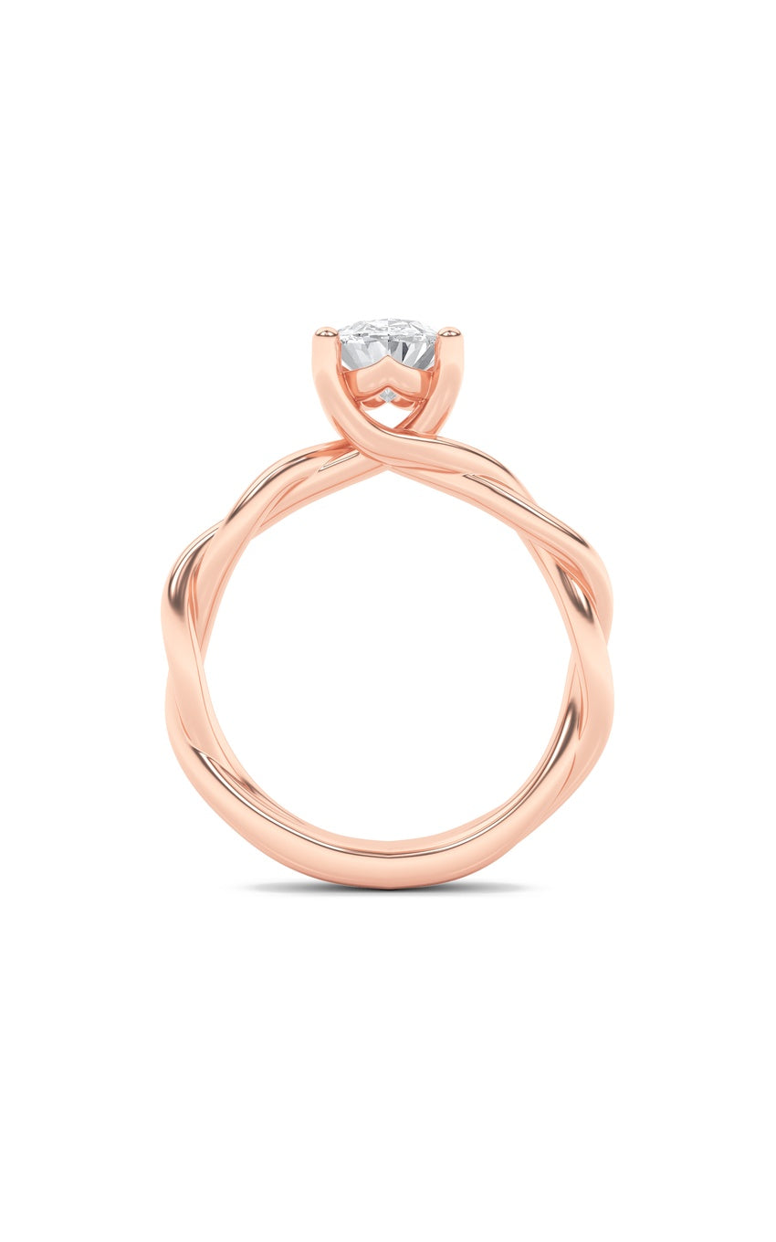 14K White Gold Ring KJ01060R.OV-1.5-21F