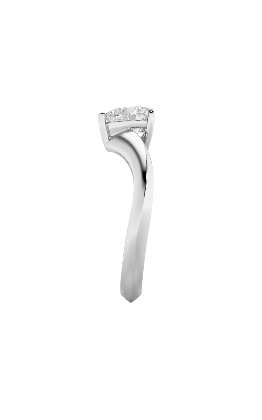 1Cttw Heart Shaped Lab Grown Diamond (F/VS) Heart Shaped Ring in 14K Gold