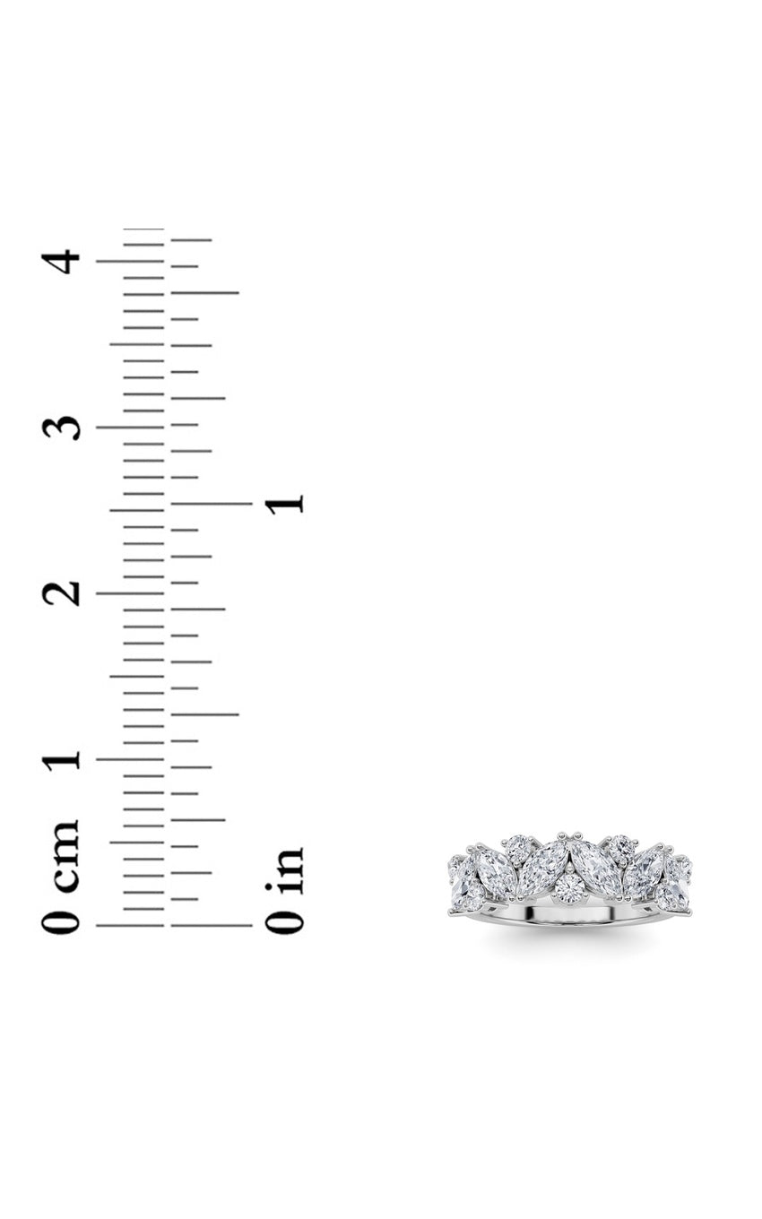 1.5Cttw Marquise Shaped Lab Grown Diamond (G/VS) Ring in 14K Gold