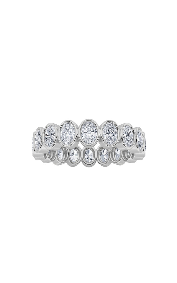 2.75Cttw Round Shaped Lab Grown Diamond (F/VS) Eternity Band Ring in 14K Gold