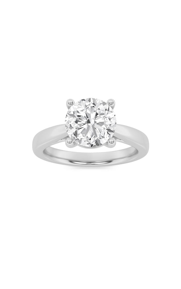 1Cttw Round Shaped Lab Grown Diamond (F/VS) Insert Jacket Ring in 14K Gold