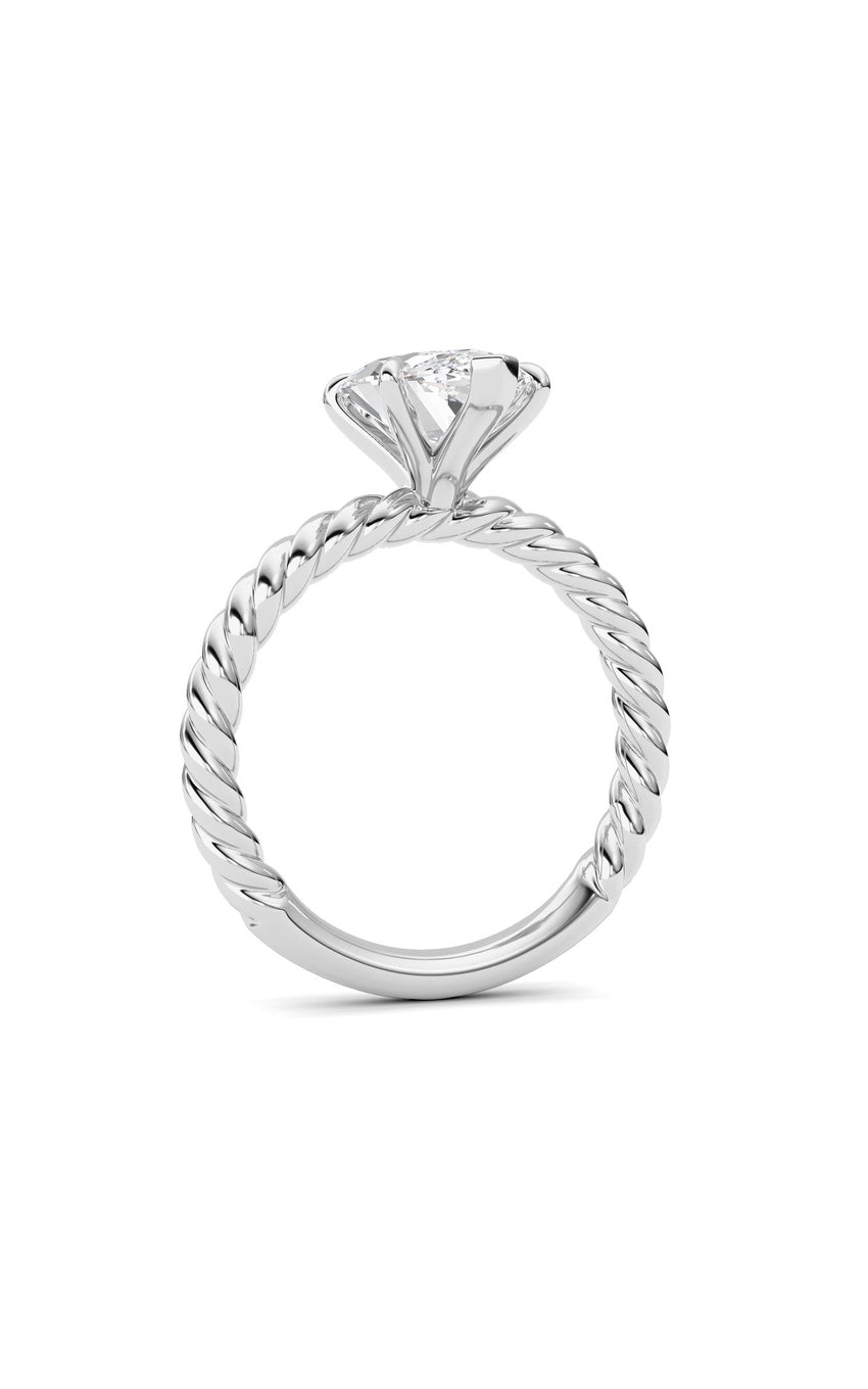 Marquise Lab Grown Diamond (F/VS ) Ring in 14K Gold