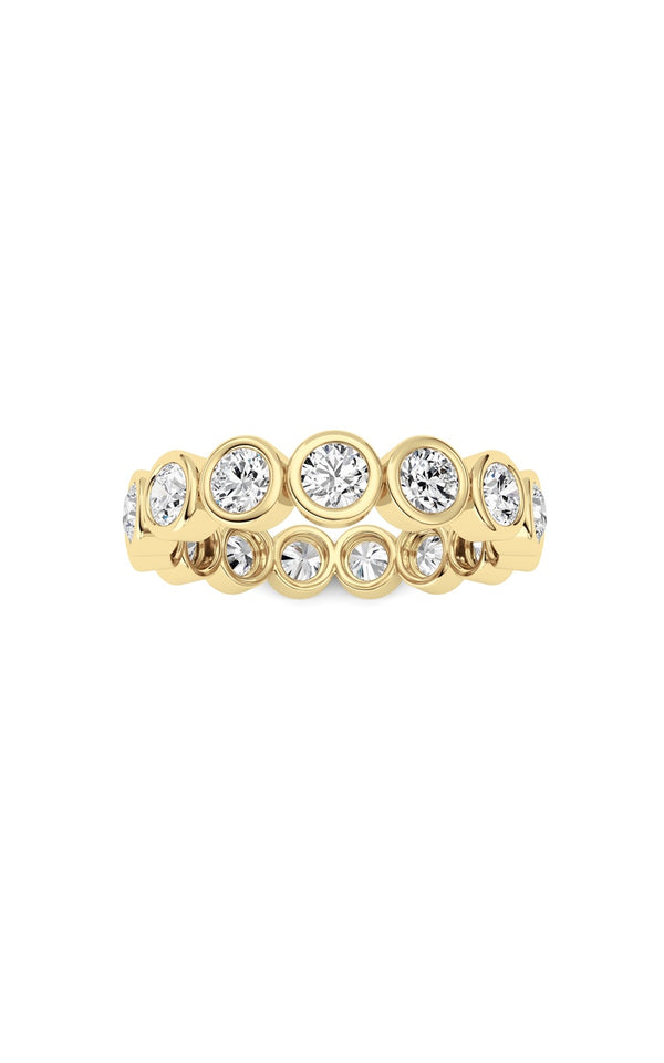 1.8Cttw Round Shaped Lab Grown Diamond (F/VS) Eternity Band Ring in 14K Gold