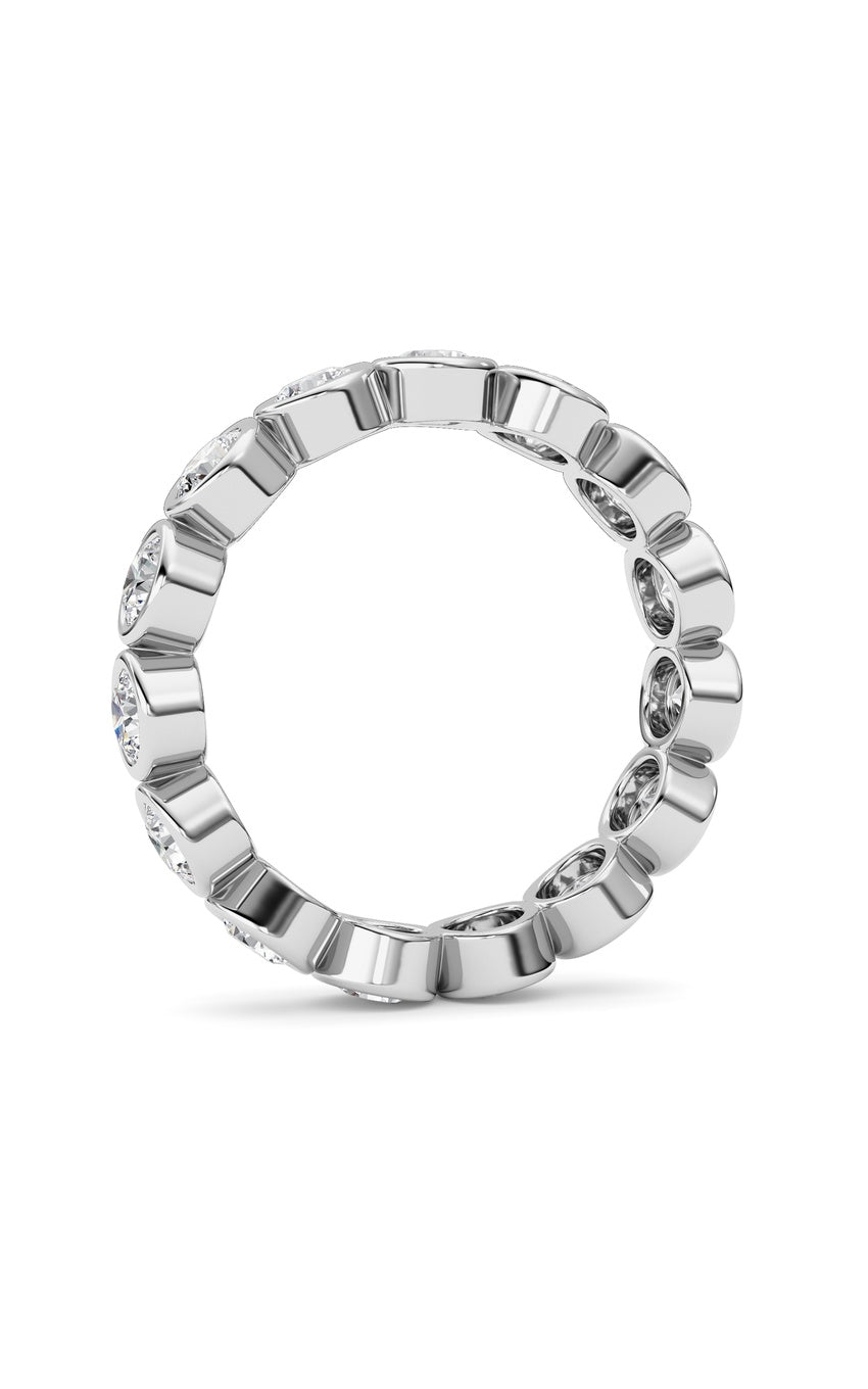 1.9Cttw Round Shaped Lab Grown Diamond (F/VS) Eternity Band Ring in 14K Gold