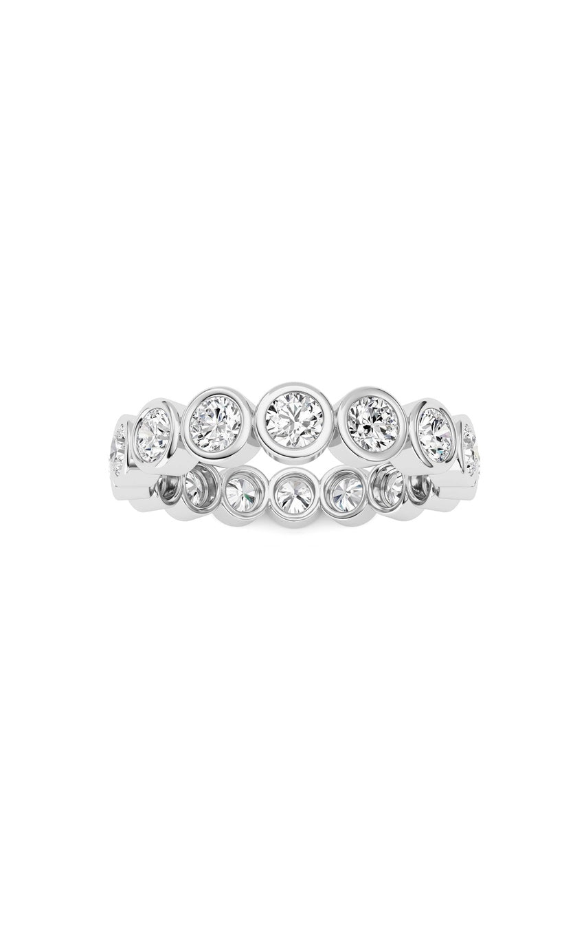 2Cttw Round Shaped Lab Grown Diamond (F/VS) Eternity Band Ring in 14K Gold
