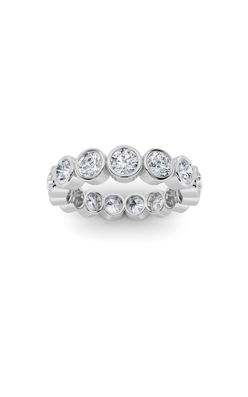 2.2Cttw Round Shaped Lab Grown Diamond (F/VS) Eternity Band Ring in 14K Gold
