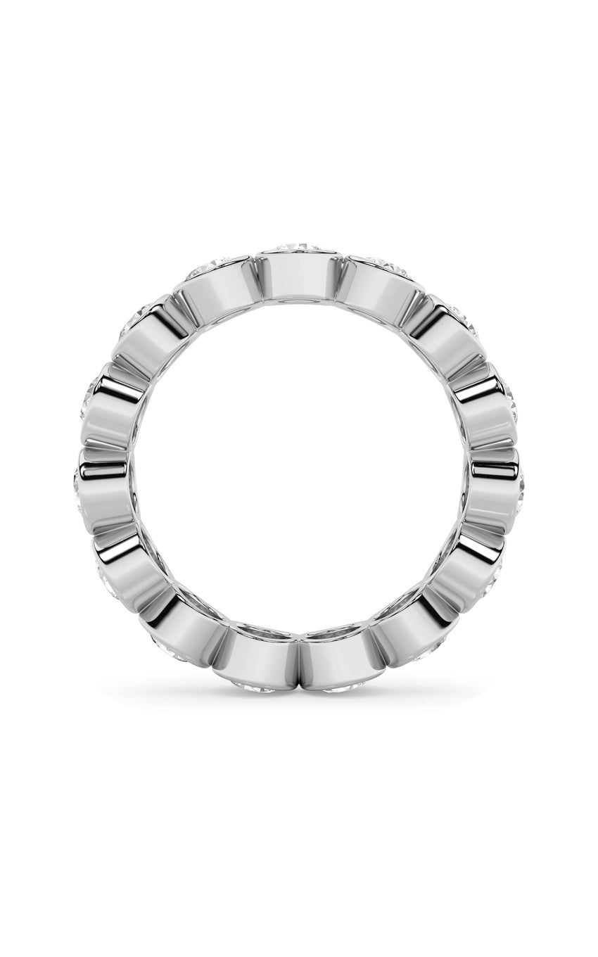 2.7Cttw Round Shaped Lab Grown Diamond (F/VS) Eternity Band Ring in 14K Gold