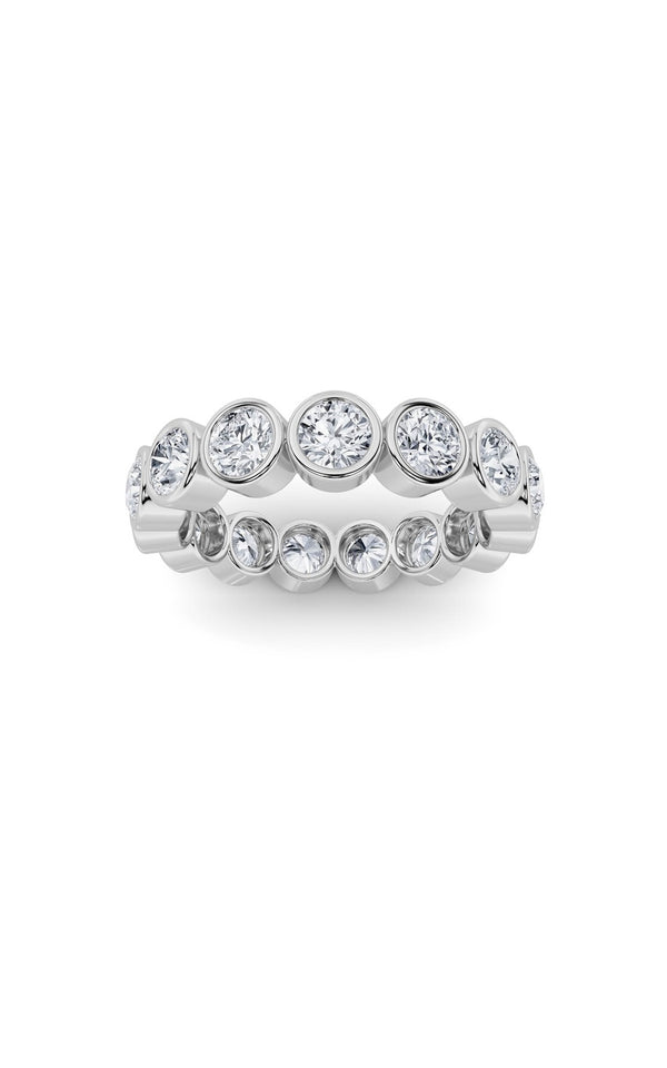 2.75Cttw Round Shaped Lab Grown Diamond (F/VS) Eternity Band Ring in 14K Gold