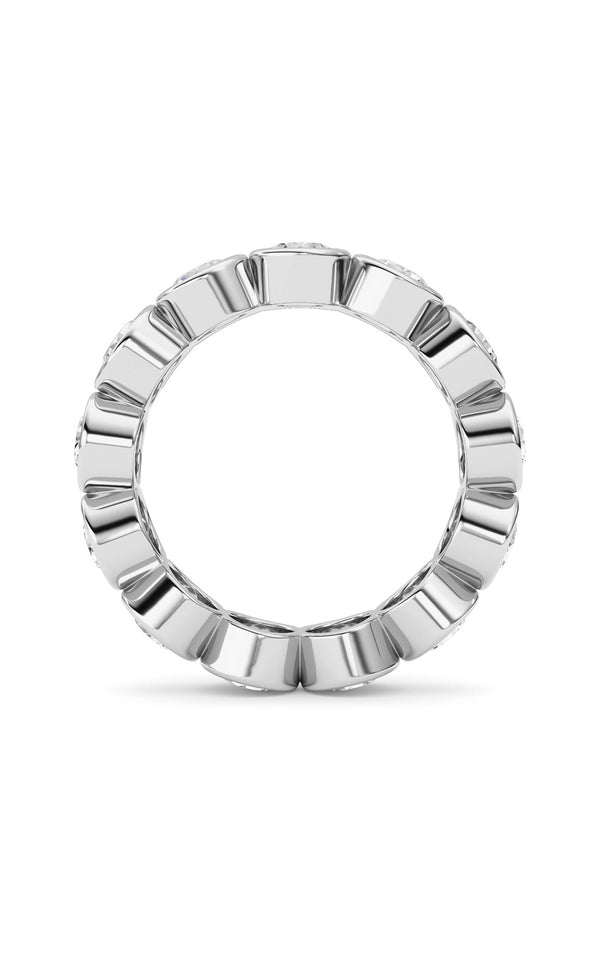 3.2Cttw Round Shaped Lab Grown Diamond (F/VS) Eternity Band Ring in 14K Gold