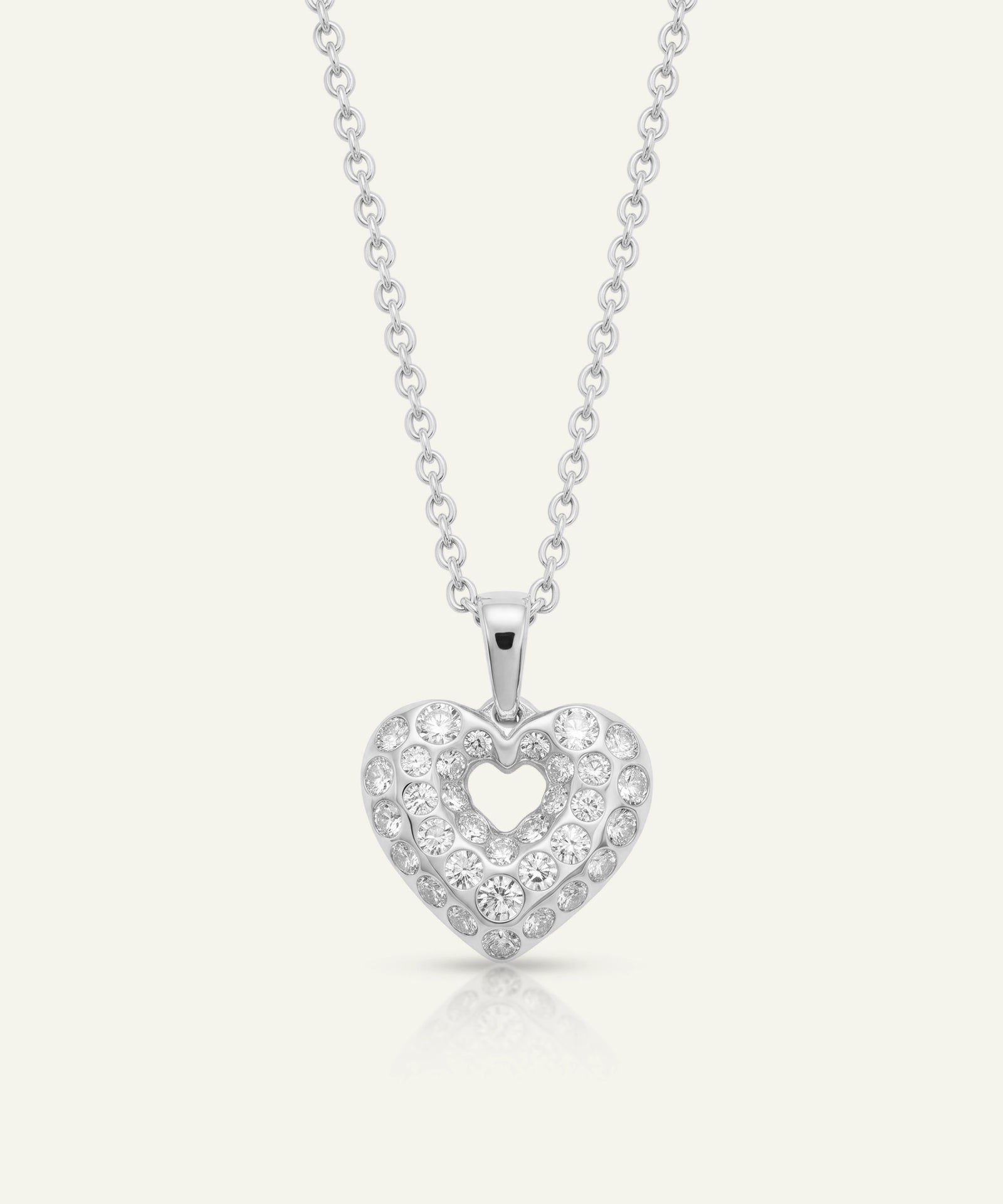 Love Spell® Lab-grown Diamond Heart Pendant - 0.35 Ct. T.W.